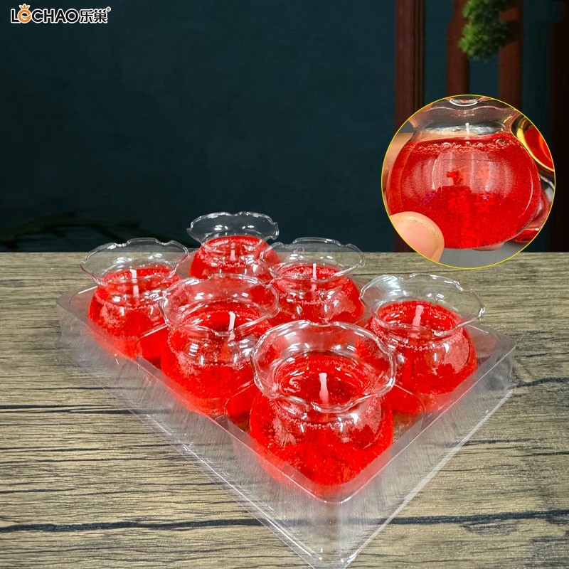 Bougie En Gelée De Cristal