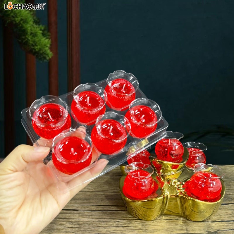 Bougie En Gelée De Cristal