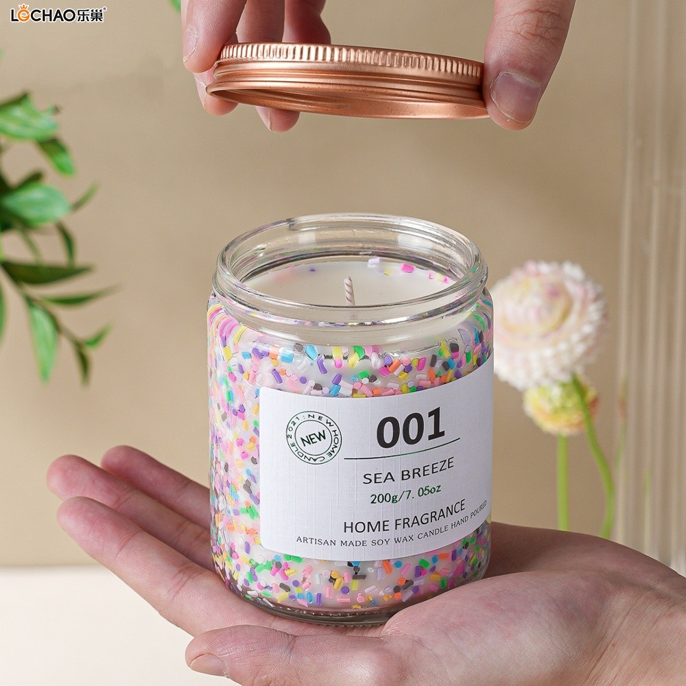 Bougie D'aromathérapie Colorée En Forme D'aiguille À Bonbons