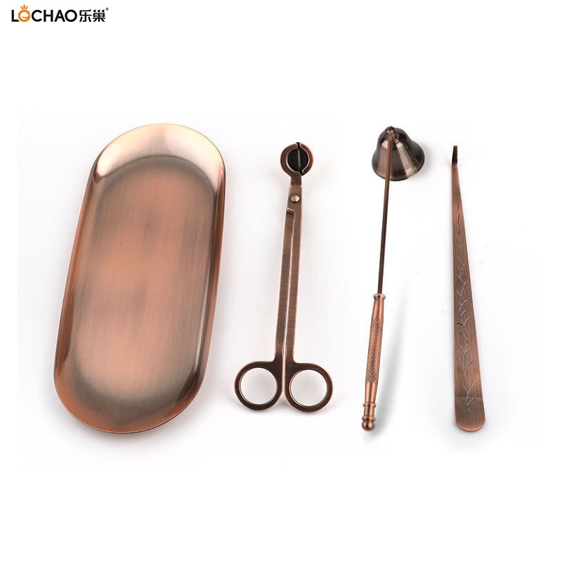 Ensemble De Quatre Outils Pour Bougies D'aromathérapie