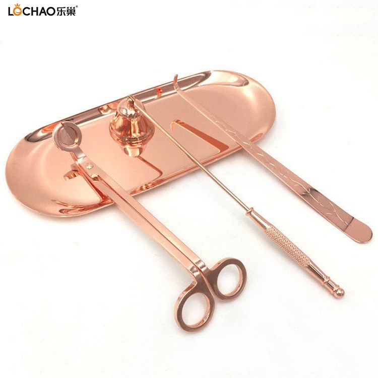 Ensemble De Quatre Outils Pour Bougies D'aromathérapie