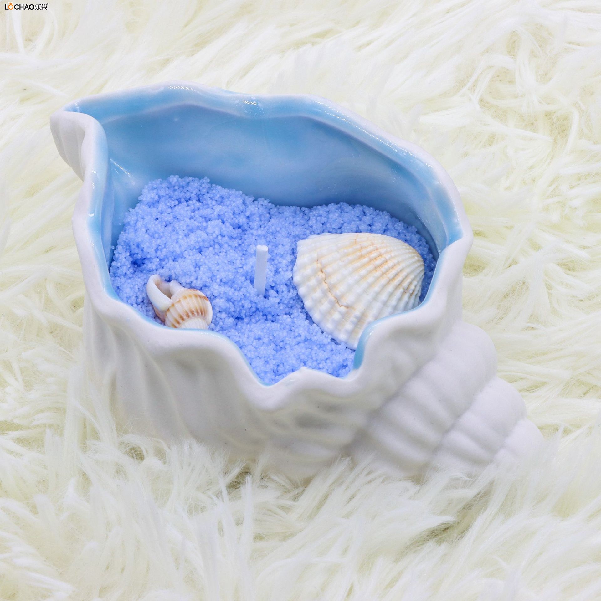 Particules Parfumées De Style Océan, De Fleur De Glace Colorée, De Coquillage, D'Étoile De Mer