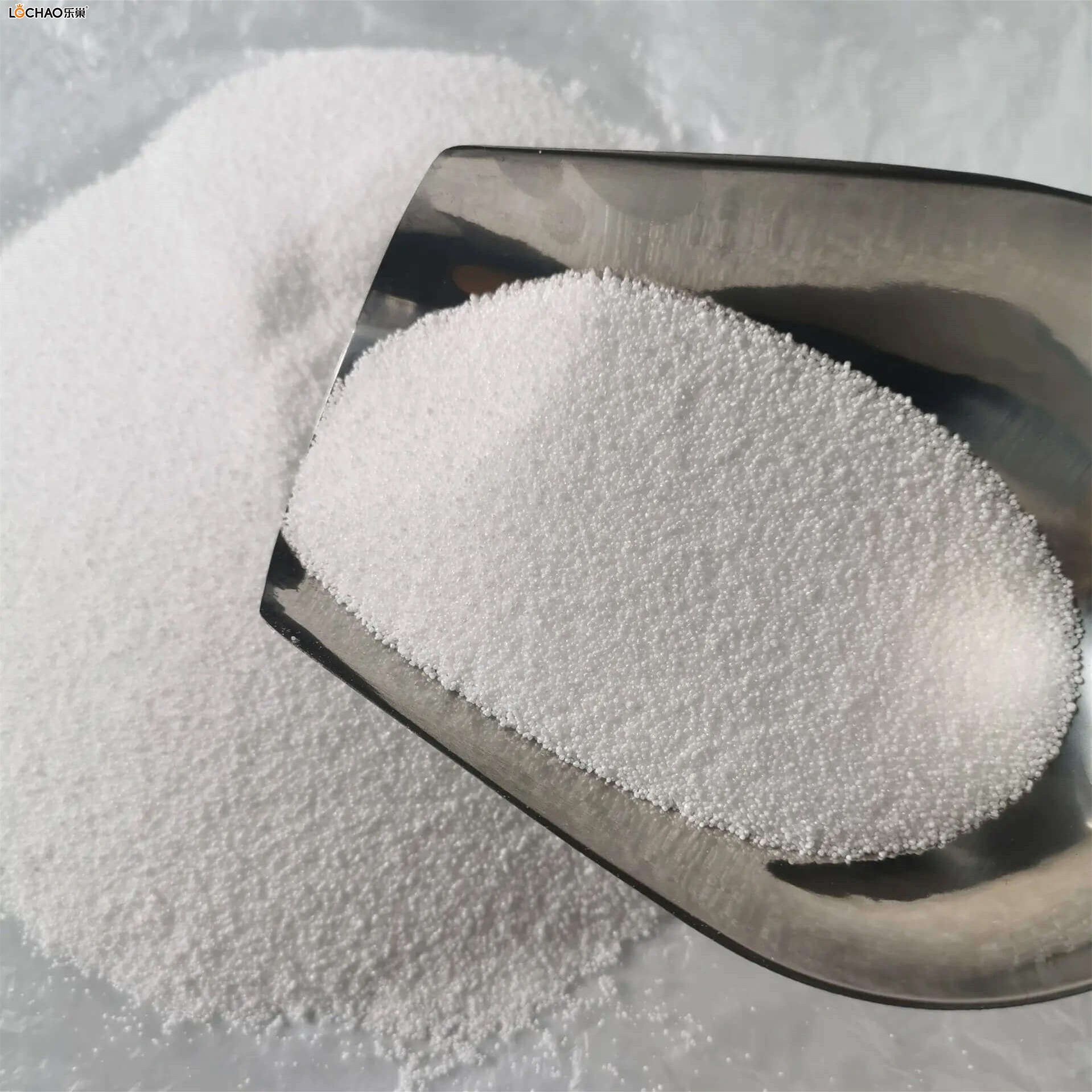 Cire De Sable Granulaire En Cristal De Grande Fleur De Glace Blanche